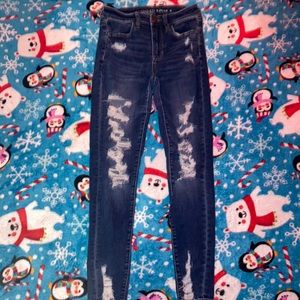 Size 2, brand American eagle, skinny jeans
